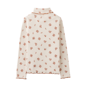 Gingersnaps | Girl Rosemary Long Sleeve Turtleneck Top
