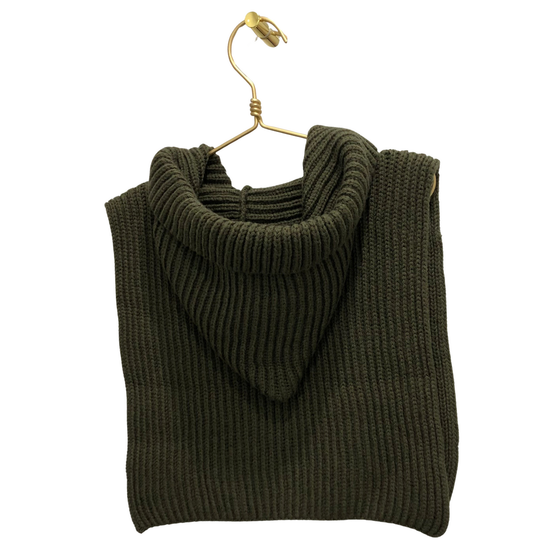 Knit Hooded Open Sides Vest