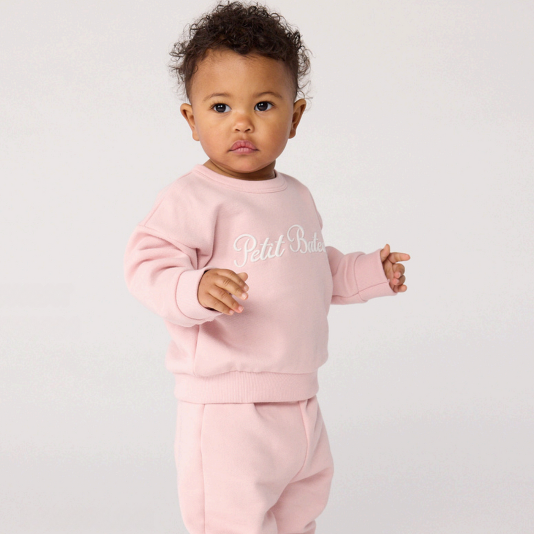 Petit Bateau | Joli Embroidered Cotton Sweatshirt