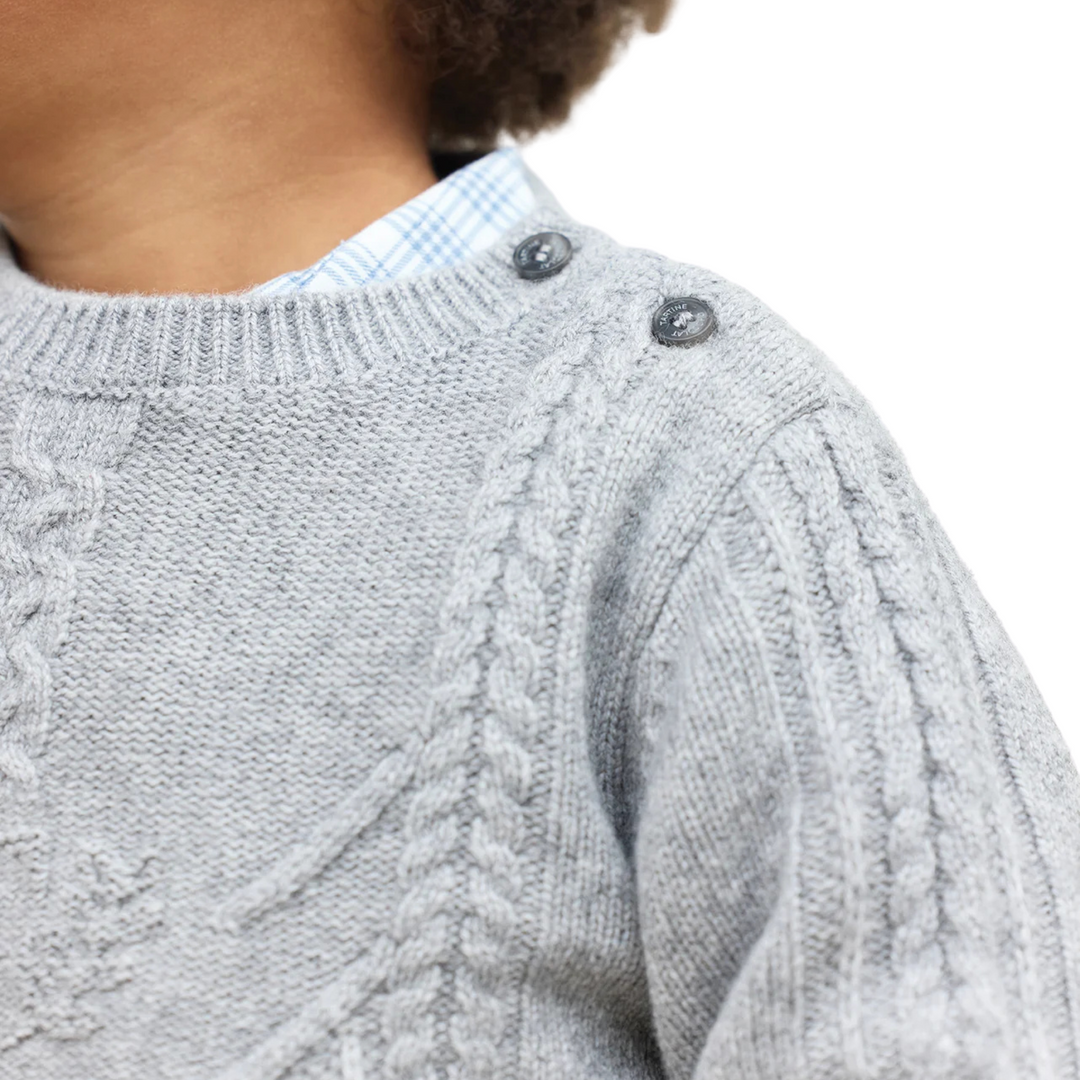 Tartine et Chocolat Grey Signature Sweater
