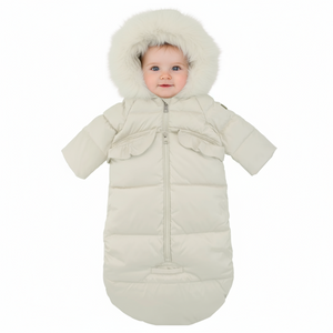 Pramie Girls Ivory Snowsuit
