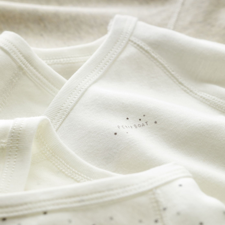 Petit Bateau 3 Pack Crossover Bodysuits