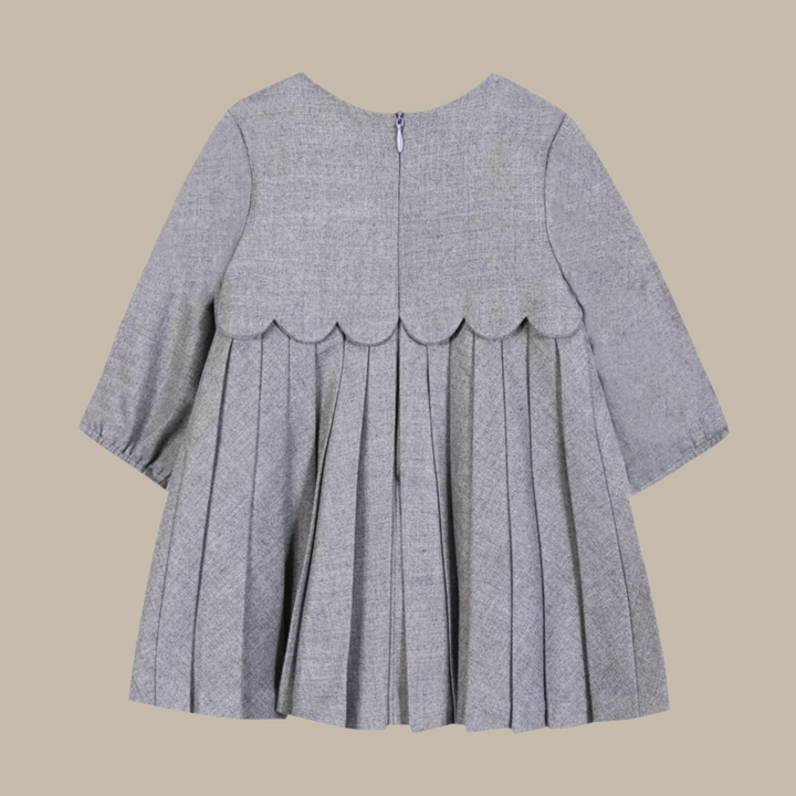 Tartine et Chocolat Grey Pleat Dress