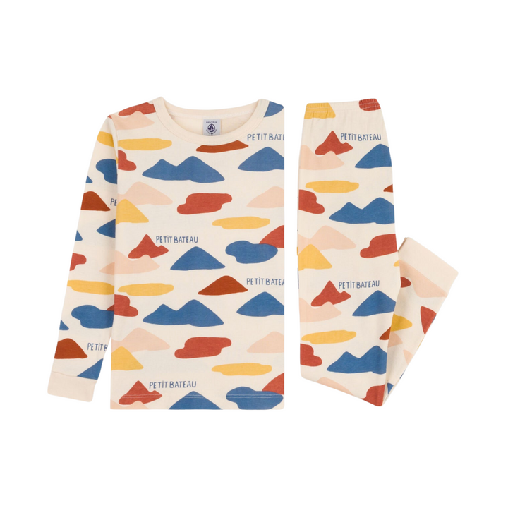 Petit Bateau Multi Mountain Print Loungewear