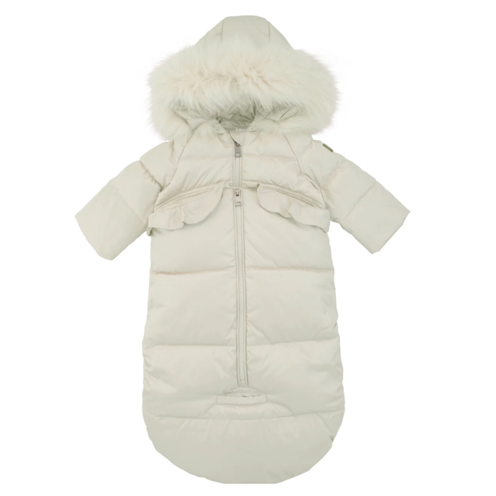 Pramie Girls Ivory Snowsuit
