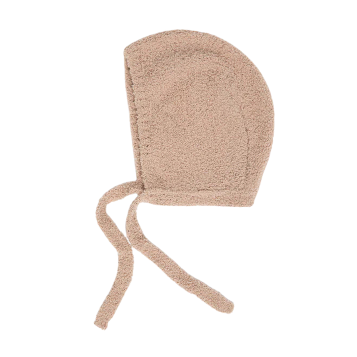 7AM Enfant Pecan Fuzzy Bonnet – Cozy Baby Winter Hat