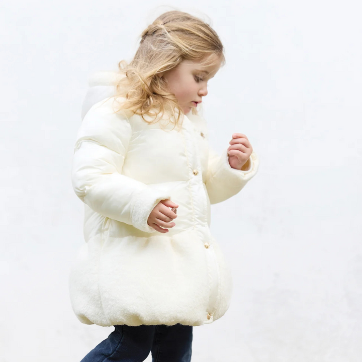 Tartine et Chocolat Cream Down Coat