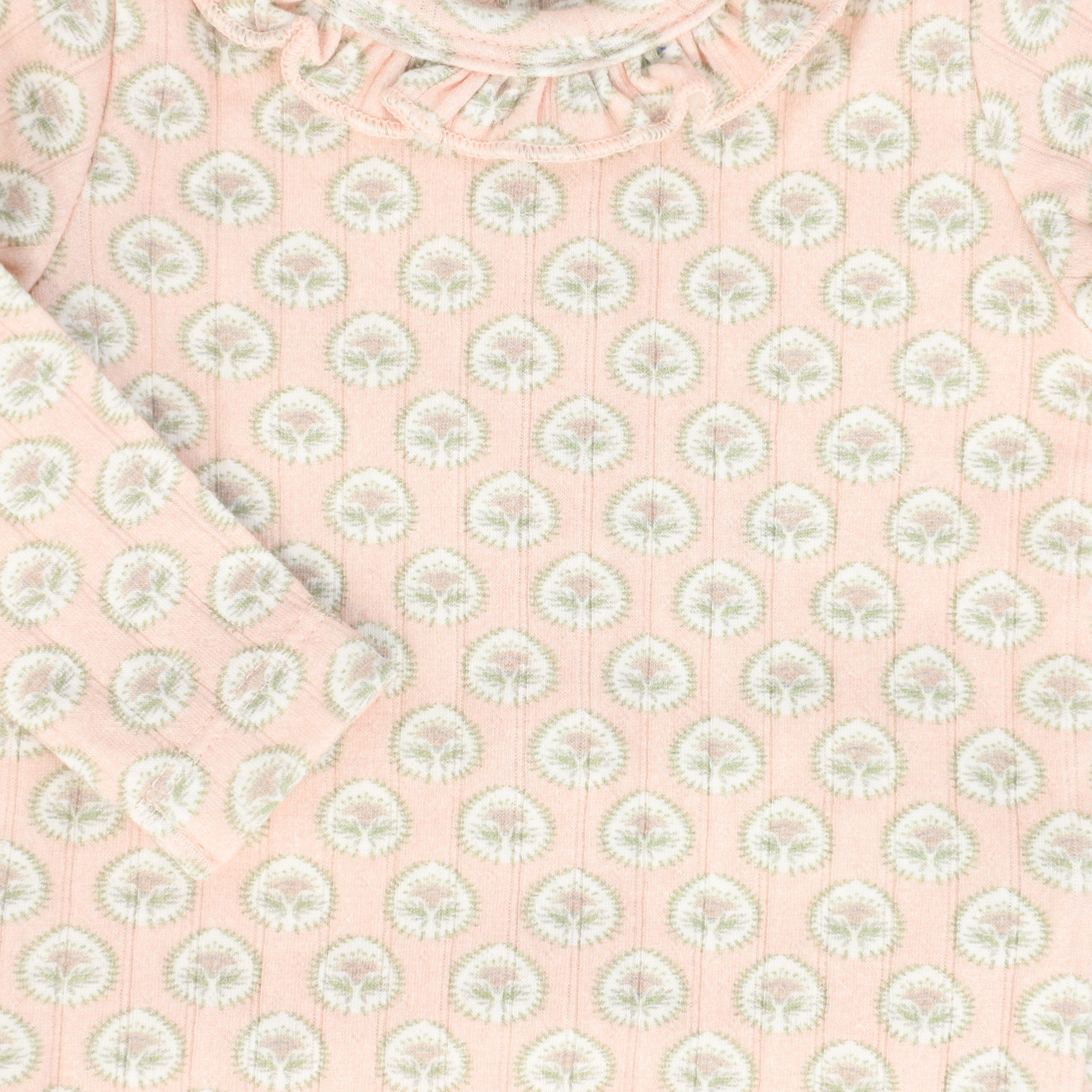 Pointelle Wrap Footie – Soft Cotton Baby Sleepwear