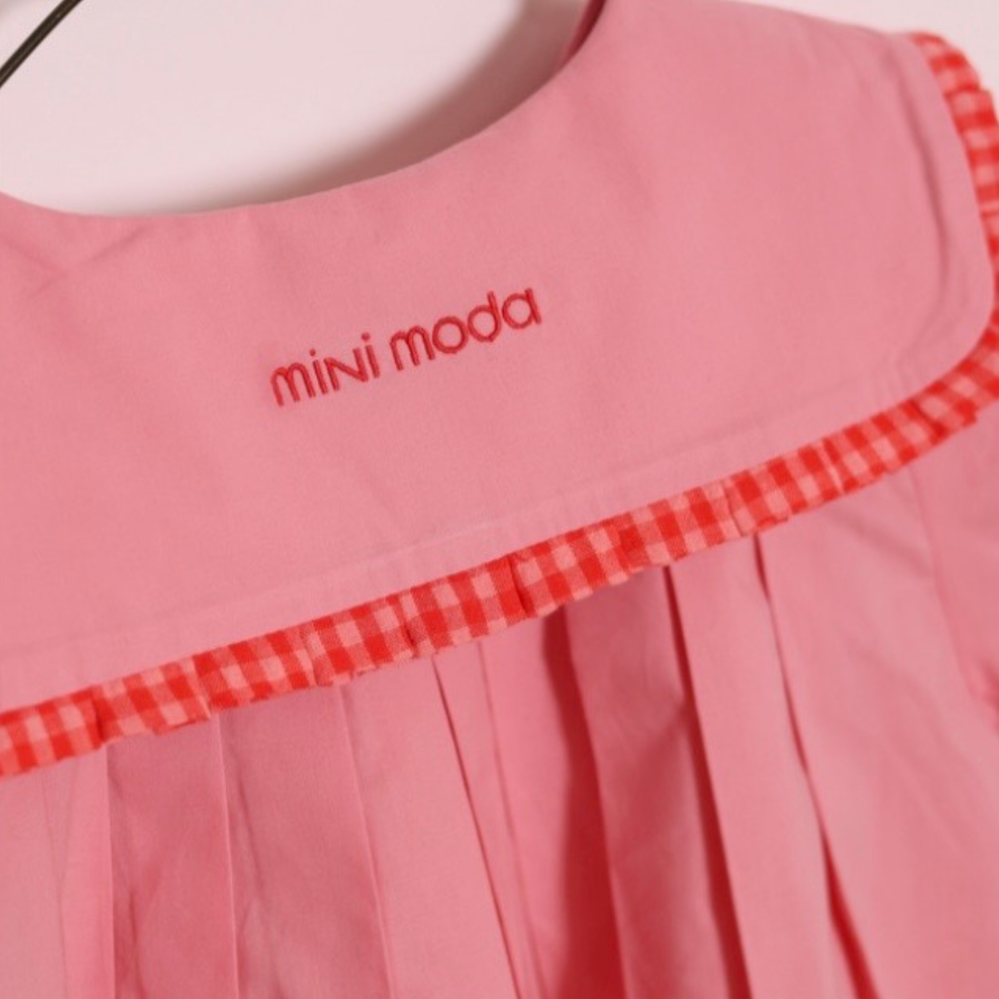Mini Moda - Rosette Collar Dress