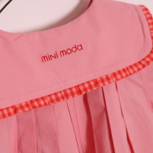 Mini Moda - Rosette Collar Dress