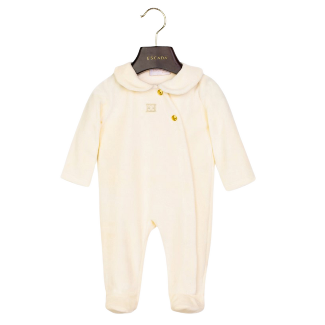 Escada | Baby Footie Round Collar
