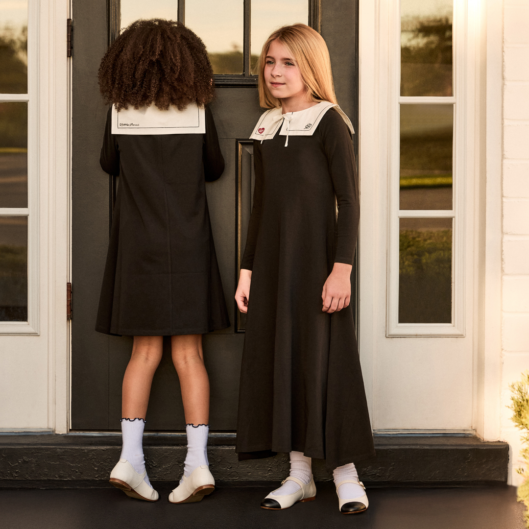 Little Parni - Girls Black Maxi Dress