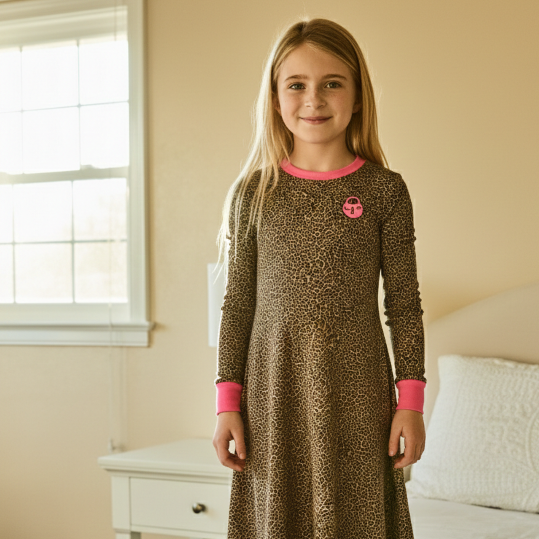 Little Parni - Leopard Nightgown