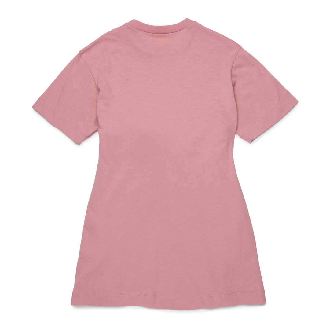 N21 Girls Logo T-Shirt Dress with Tie Waist – Short Sleeve