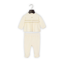 escada baby top and bottom antique white