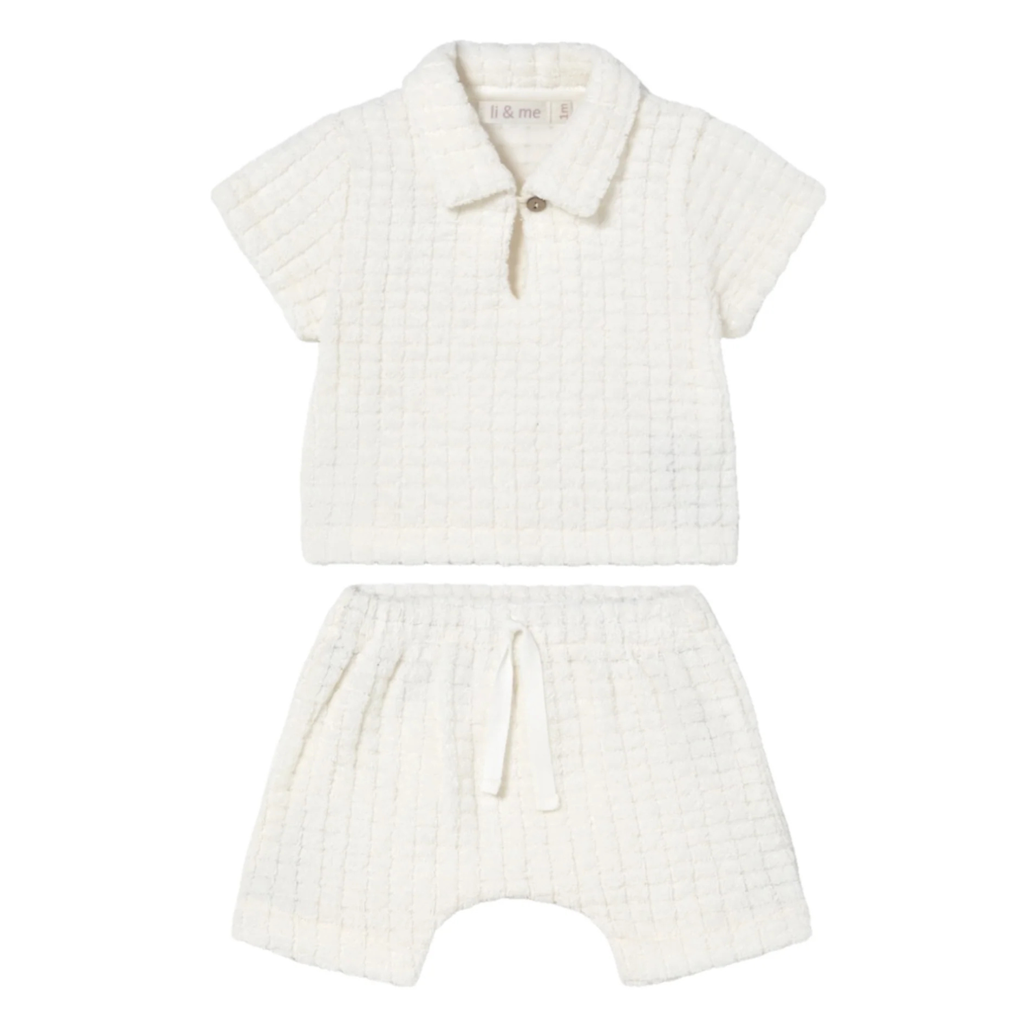 Li & Me - Terry Shorts 2Pcs Set