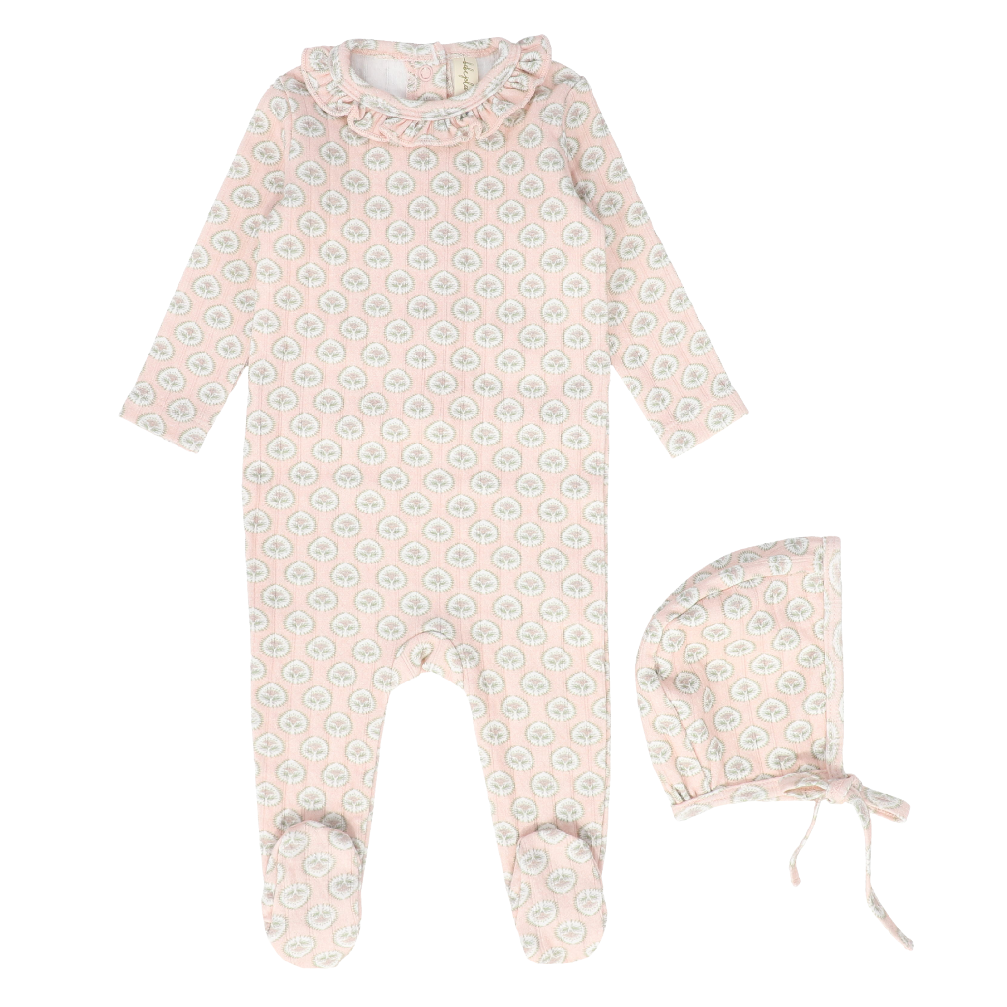Pointelle Wrap Footie – Soft Cotton Baby Sleepwear