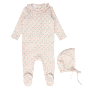 Pointelle Wrap Footie – Soft Cotton Baby Sleepwear