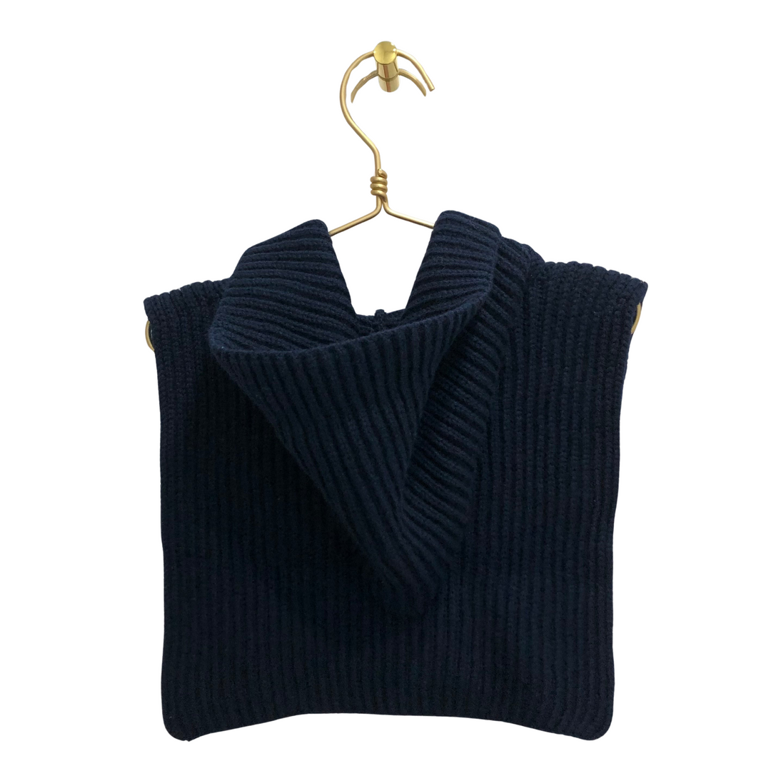 Knit Hooded Open Sides Vest