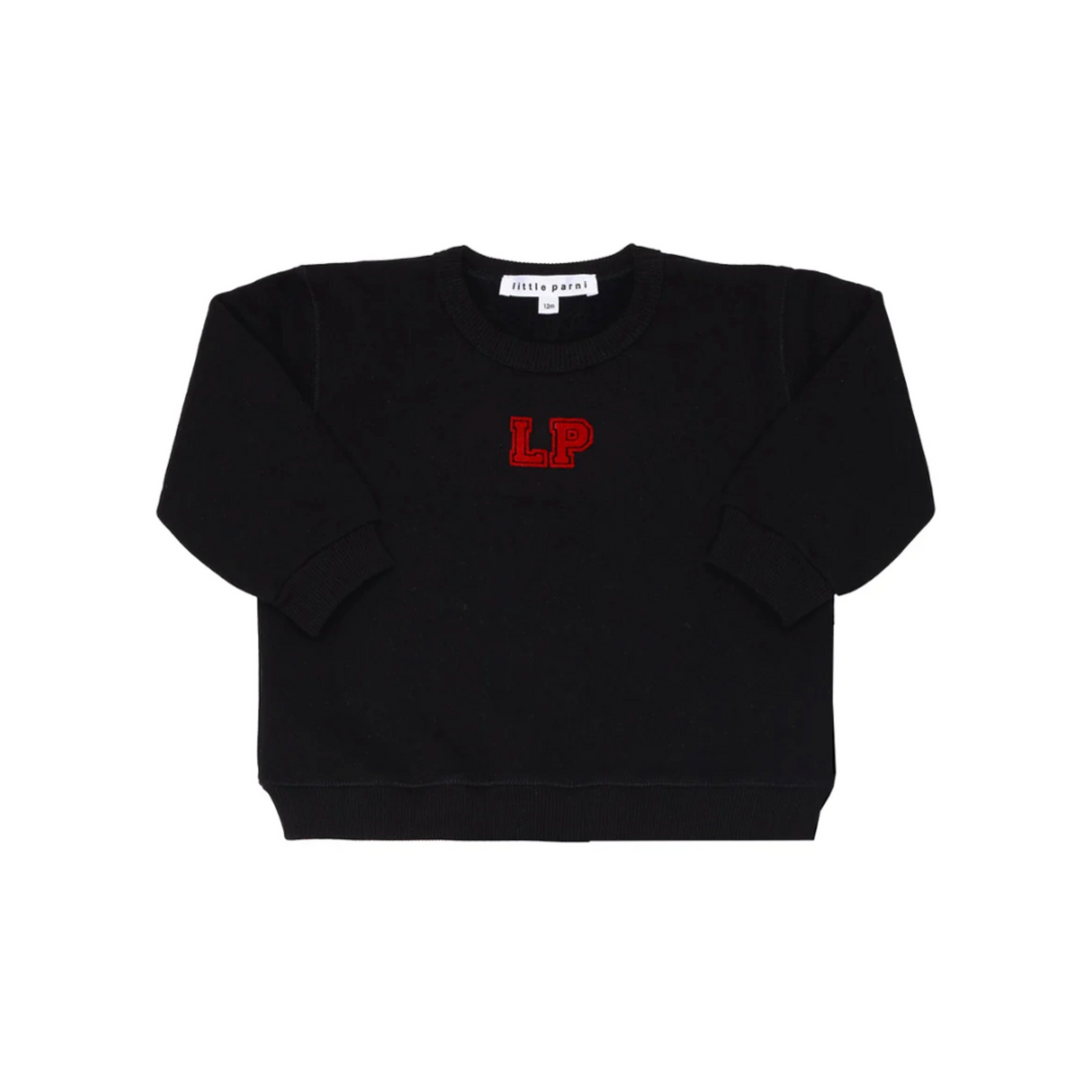 Parni Black LP Sweatshirt – Timeless, Comfortable Style