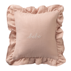 DH Gauze Bebe Ruffle Accent Pillow