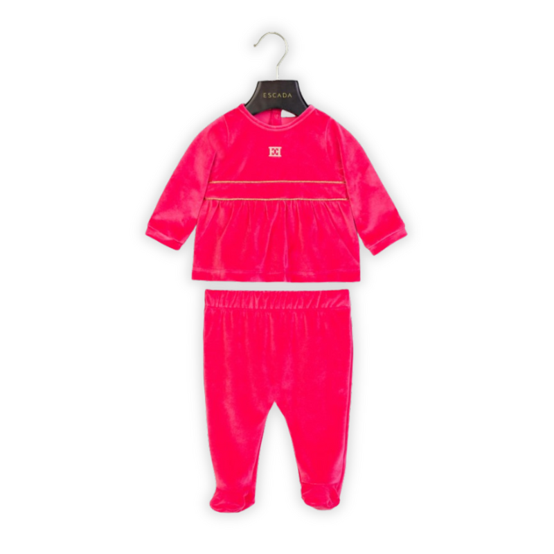 escada baby top and bottom pink