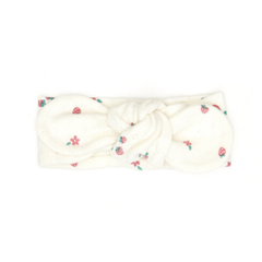 Tuntun - Pointelle Headband Natural Strawberries