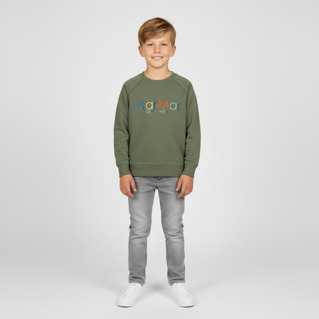 MarMar Thadeus Hunter Sweatshirt | Classic Green Kids Pullover