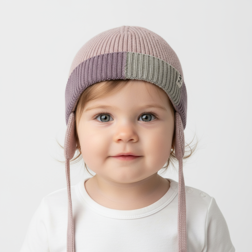 7AM Enfant Chunky Flap Beanie – Warm Knit Winter Hat