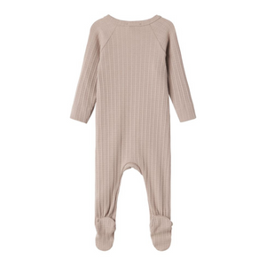 Organic Cotton Pointelle Newborn Footie by MarMar Copenhagen