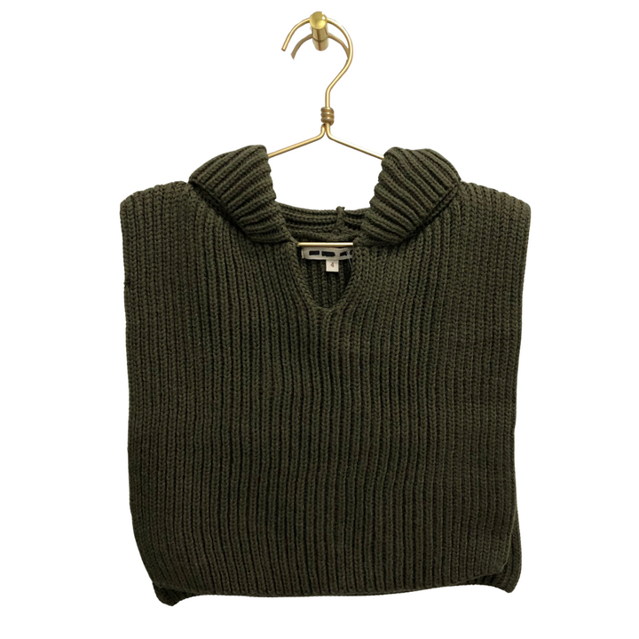 Knit Hooded Open Sides Vest