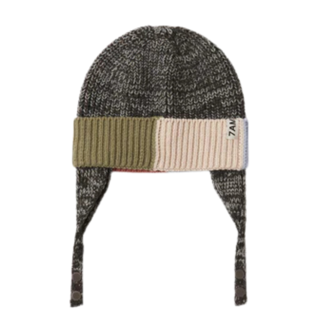 7AM Enfant Chunky Flap Beanie – Warm Knit Winter Hat
