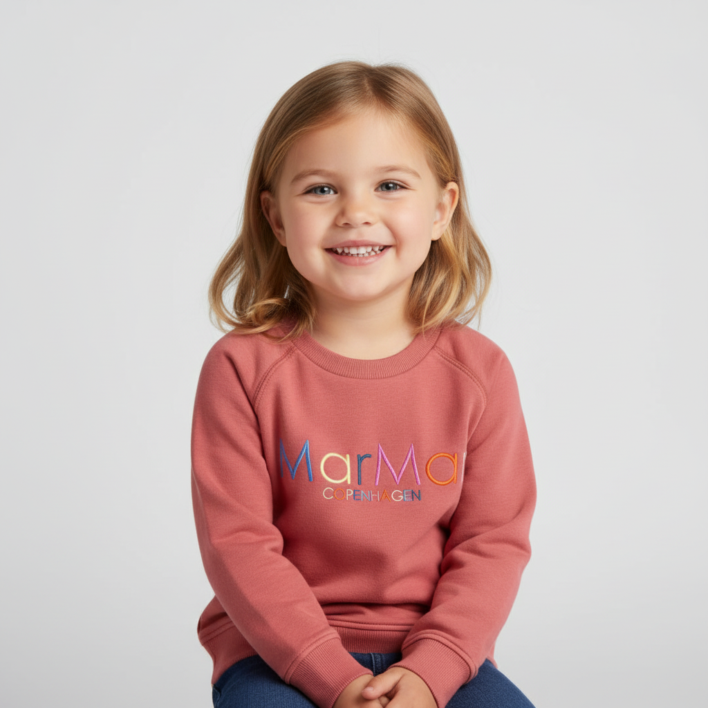 MarMar Thadeus Berry Blend Sweatshirt | Cozy Pink Kids Pullover