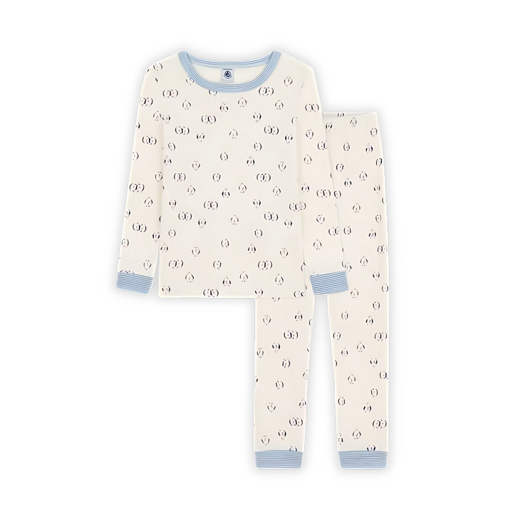 Petit Bateau | Printed Fitted-Leg Cotton Pyjama