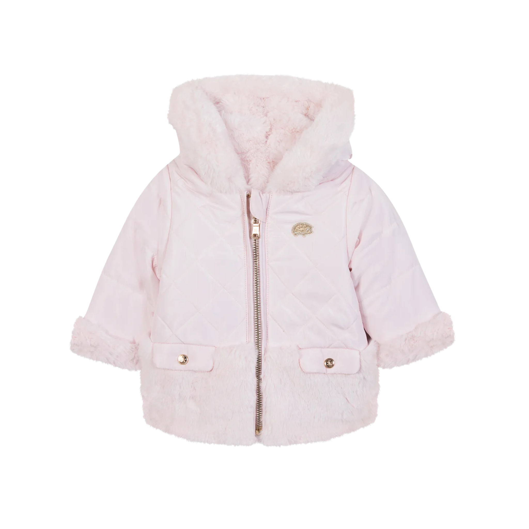 Tartine et Chocolat Pale Pink Down Jacket