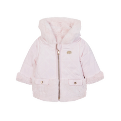 Tartine et Chocolat Pale Pink Down Jacket