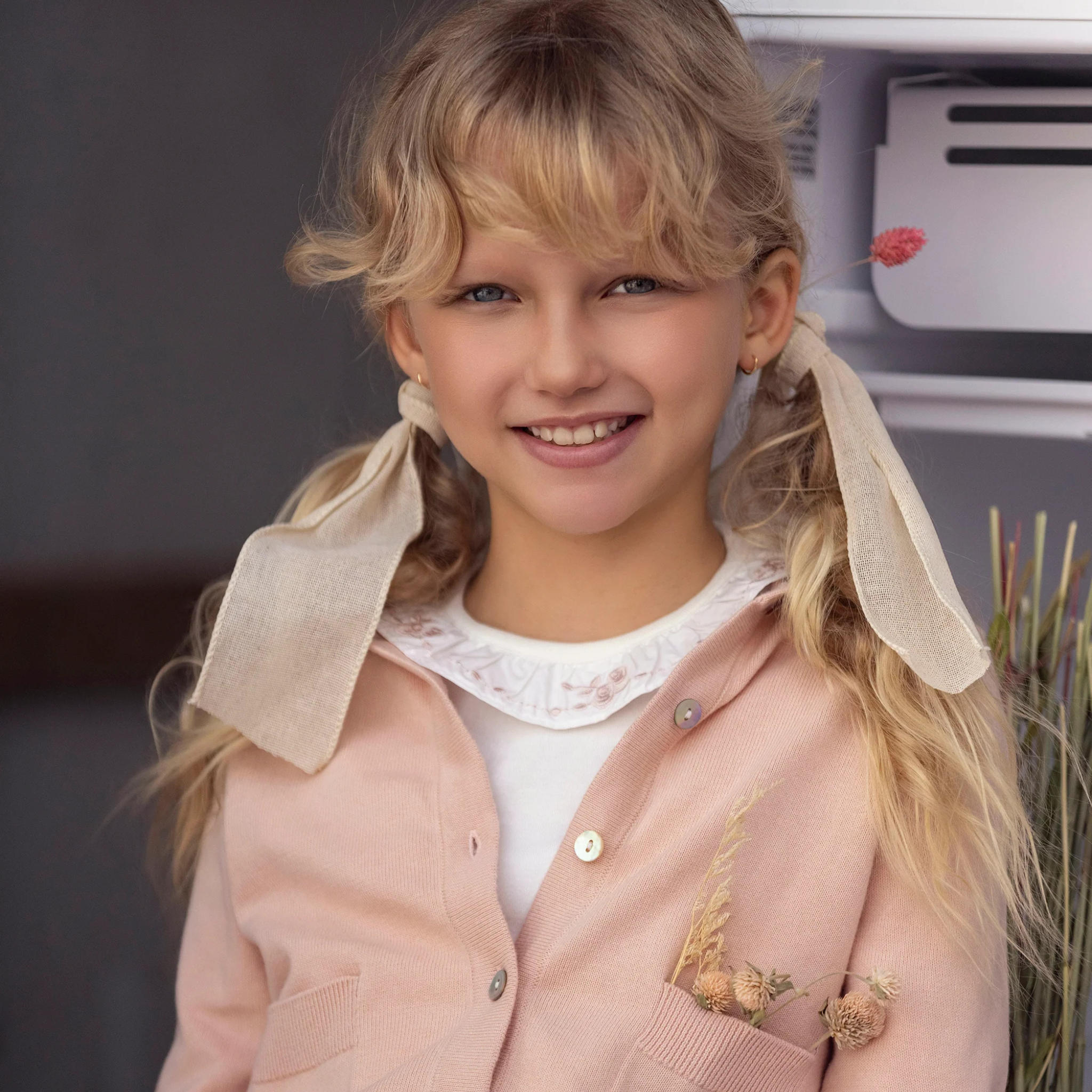 Mini Nod - Girls Jacket Pink