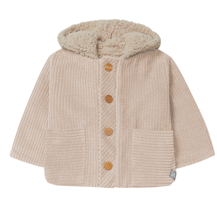 Snug Pale Pink Cord Jacket – Soft, Stylish Baby/Toddler Outerwear