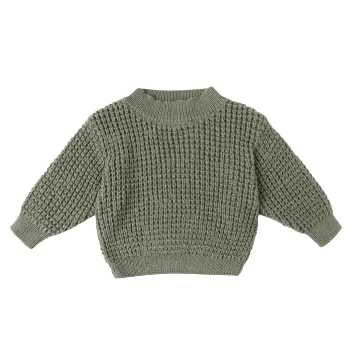 Quincy Mae Forest Chunky Knit Sweater