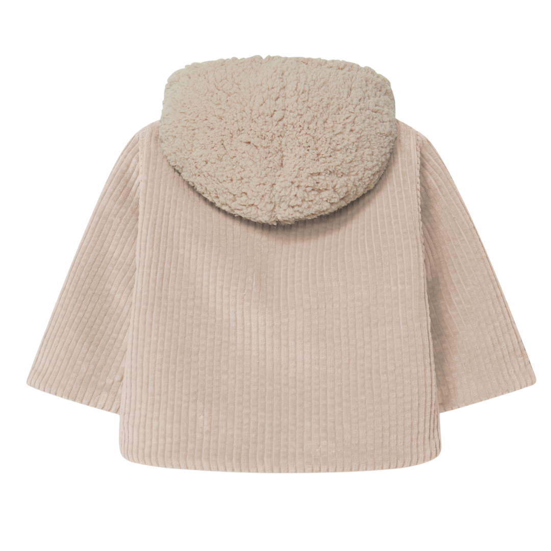 Snug Pale Pink Cord Jacket – Soft, Stylish Baby/Toddler Outerwear
