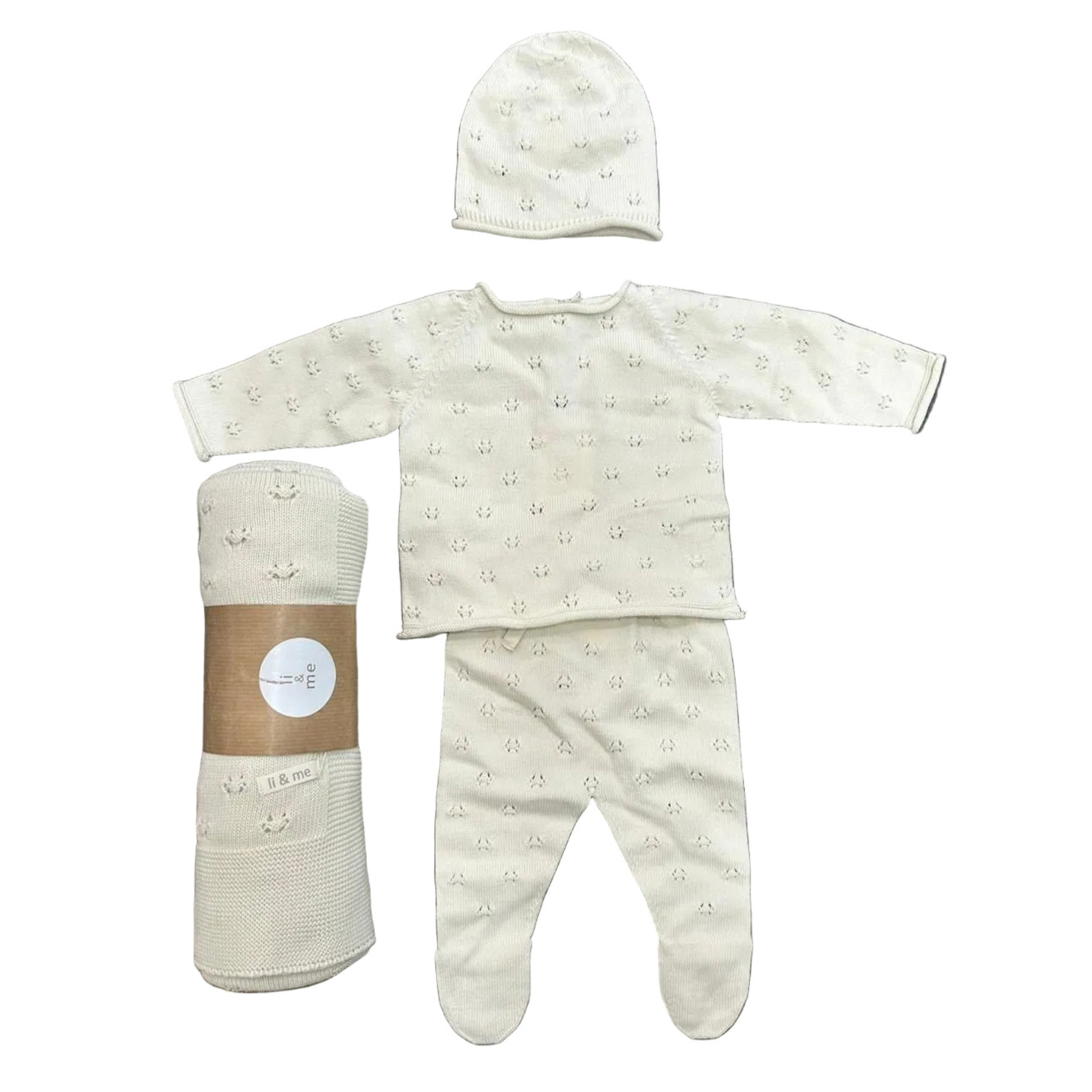 Li & Me - Knit Patterned 4 Pcs Set
