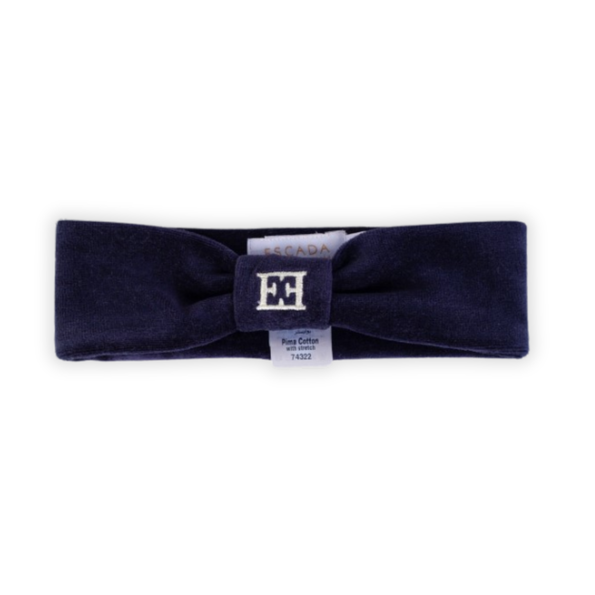 escada baby headband dark navy