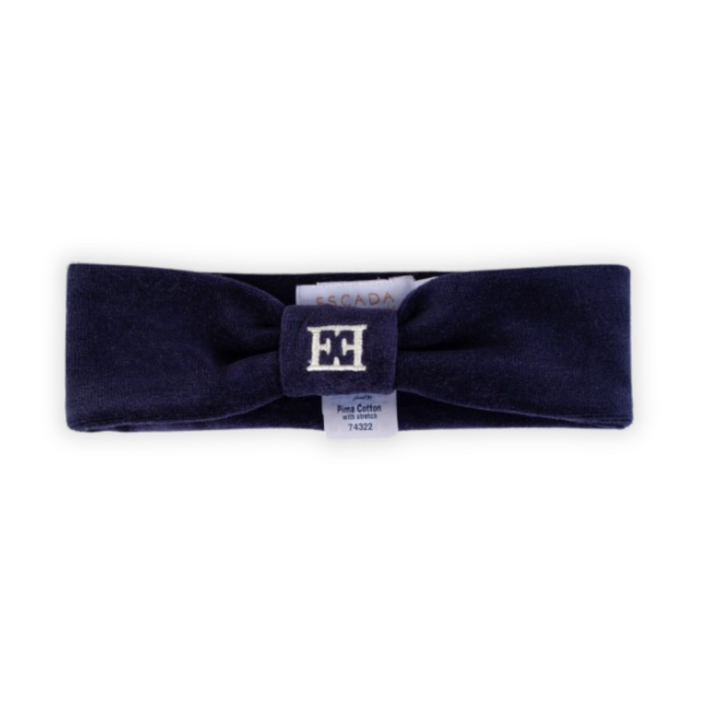 escada baby headband dark navy