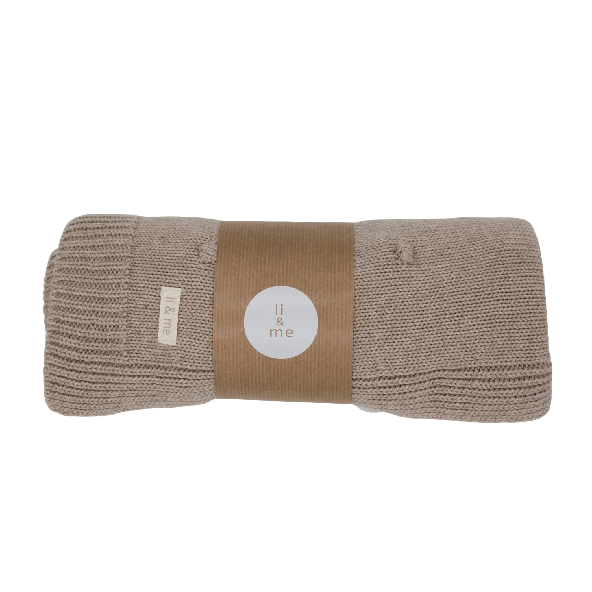 LI + ME Mia Toasted Knit Blanket