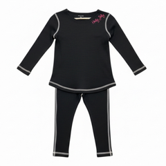Bee and Dee - Contrast Loungewear - Black