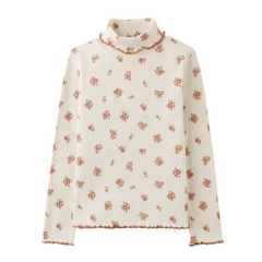 Gingersnaps | Girl Rosemary Long Sleeve Turtleneck Top