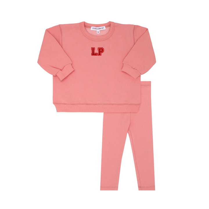 Parni Pink Baby Sweatshirt & Leggings Set – Cozy & Cute
