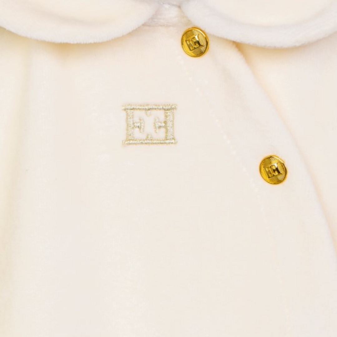 Escada | Baby Footie Round Collar