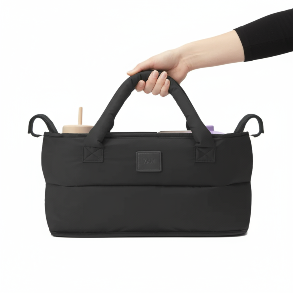 7AM Enfant Stroller Organizer – Compact Diaper Caddy