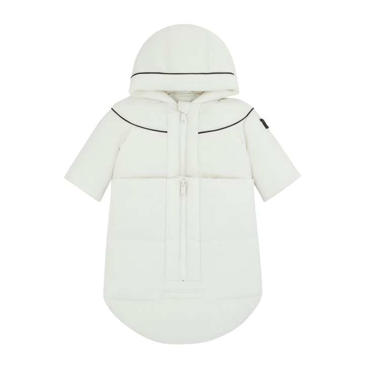 Raygo Ivory/Black Snowsuit | Warm Waterproof Winter Outerwear for Kids